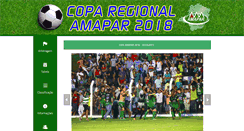 Desktop Screenshot of copaamapar.com.br